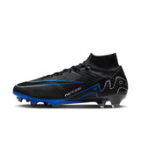 Nike Mercurial Superfly 9 Elite FG-BLACK/CHROME-HYPER ROYAL
