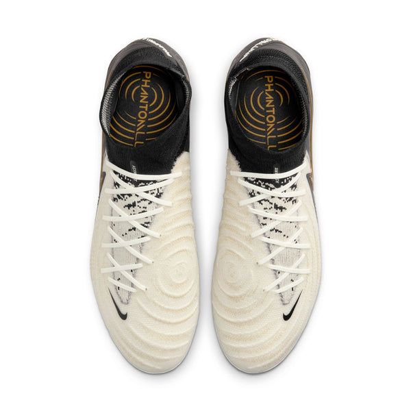 Nike Phantom Luna II Elite FG- White/Black-MTC Gold Coin
