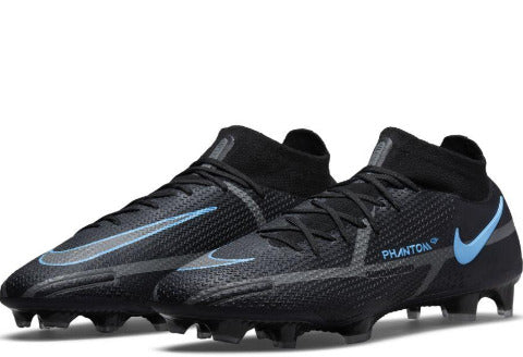 Nike Phantom GT2 Elite DF FG - Black/Black-Iron Grey