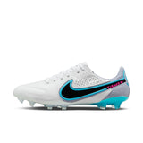 Nike Tiempo Legend 9 Elite FG - WHITE/BLACK-BALTIC BLUE-PINK BLAST