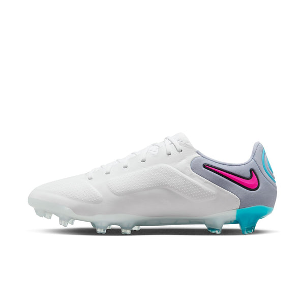 Nike Tiempo Legend 9 Elite FG - WHITE/BLACK-BALTIC BLUE-PINK BLAST