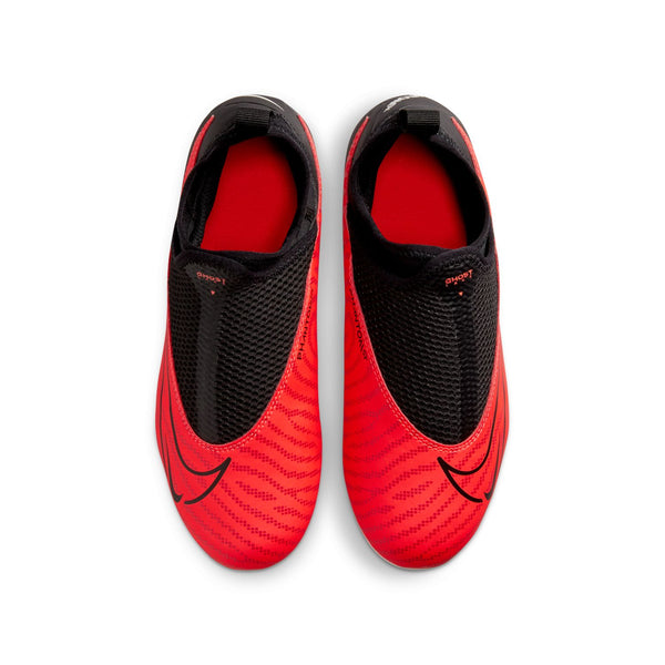 Nike Jr. Phantom GX Academy Dynamic Fit FG/MG - BRIGHT CRIMSON/BLACK-WHITE