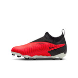 Nike Jr. Phantom GX Academy Dynamic Fit FG/MG - BRIGHT CRIMSON/BLACK-WHITE