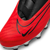 Nike Jr. Phantom GX Academy FG/MG - BRIGHT CRIMSON/BLACK-WHITE