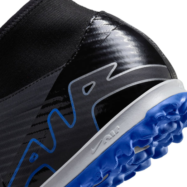 Nike Zoom Superfly 9 Academy TF- Black/Chrome-Hyper Royal