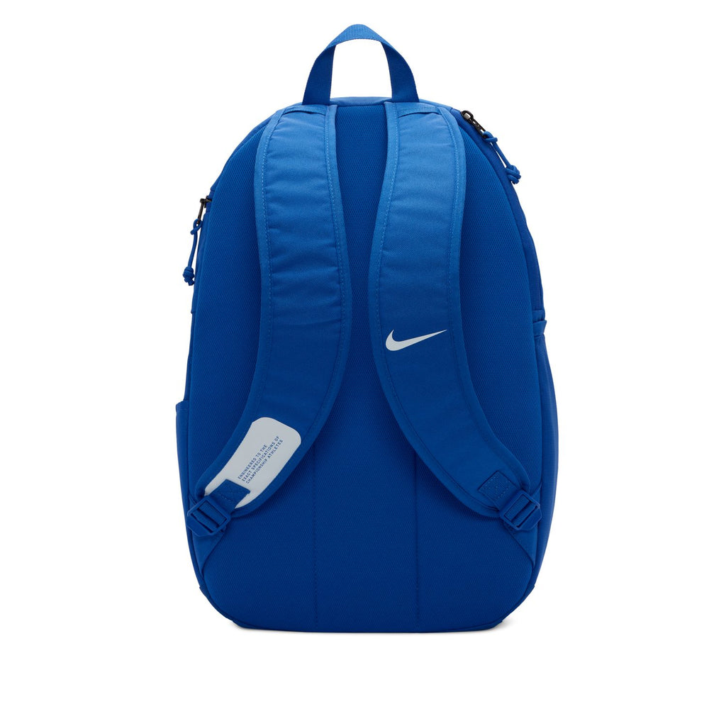 nike bleed blue backpack Nike, Unisex, Varsity Elite (32L), Midnight Navy/Black/Iron Grey, One Size resistant construction Nike Backpack Brasilia Medium -