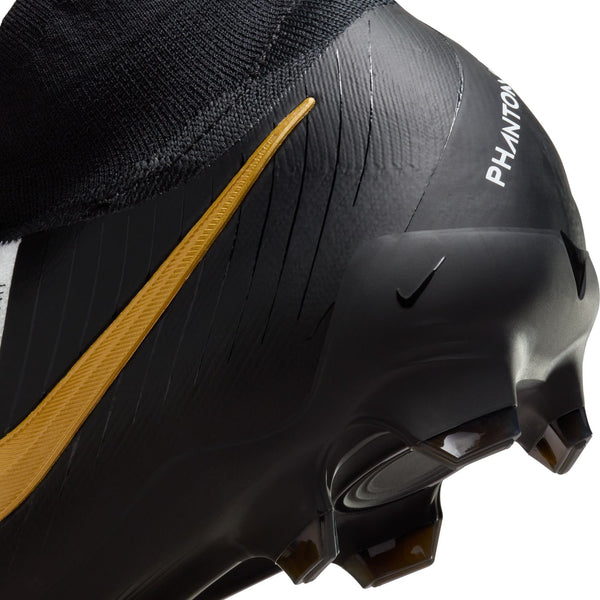 Nike Phantom Luna II Pro FG- White/Black-MTLC Gold Coin