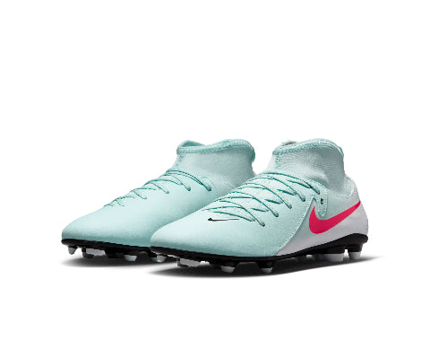 Nike JR Phantom Luna II Club FG/MG- Mint/Atomic Red-Off Noir