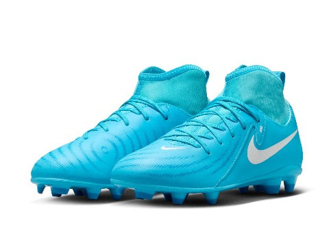 Nike Jr Phantom Luna II Club FG/MG- Blue Fury/White