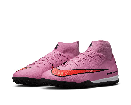 Nike ZM Mercurial Superfly 10 Academy TF - MAGIC FLAMINGO/BLACK-TOTAL CRIMSON