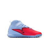 Nike JR Phantom 6 High Club TF- Royal Tint/Bright Crimson