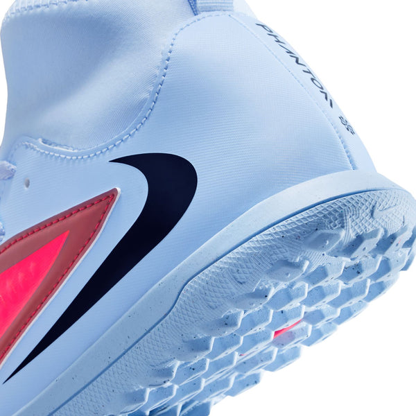 Nike JR Phantom 6 High Club TF- Royal Tint/Bright Crimson