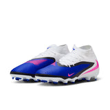 Nike Phantom 6 High Academy FG/MG - RACER BLUE/PINK BLAST-WHITE