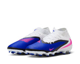 Nike Phantom 6 High Academy FG/MG - RACER BLUE/PINK BLAST-WHITE