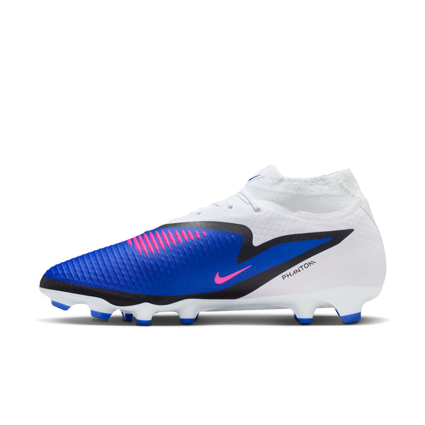 Nike Phantom 6 High Academy FG/MG - RACER BLUE/PINK BLAST-WHITE