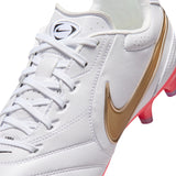 Nike Tiempo Ligera Pro FG - WHITE/BLUR-BRIGHT CRIMSON