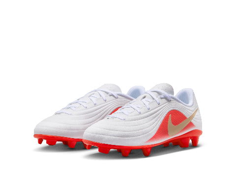 Nike Jr Tiempo Maestro Club FG/MG - WHITE/BLUR-BRIGHT CRIMSON