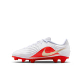 Nike Jr Tiempo Maestro Club FG/MG - WHITE/BLUR-BRIGHT CRIMSON