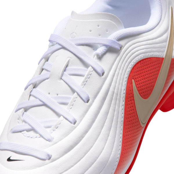 Nike Jr Tiempo Maestro Club FG/MG - WHITE/BLUR-BRIGHT CRIMSON
