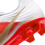 Nike Jr Tiempo Maestro Club FG/MG - WHITE/BLUR-BRIGHT CRIMSON