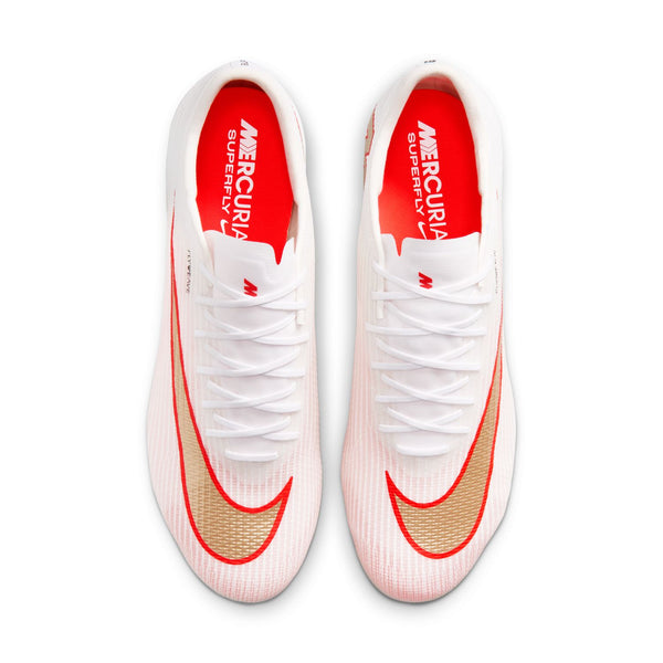 Nike ZM Superfly 11 Pro FG- White/Blur-Bright Crimson