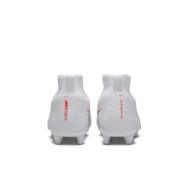 Nike Jr. Mercurial Superfly 11 Club FG/MG- WHITE/BLUR-BRIGHT CRIMSON