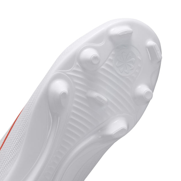Nike Jr. Mercurial Superfly 11 Club FG/MG- WHITE/BLUR-BRIGHT CRIMSON
