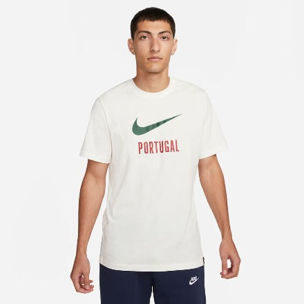 Nike Portugal Swoosh T-Shirt - WHITE