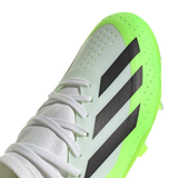 Adidas X Crazyfast .3 FG J - Cloud White/Core Black/Lucid Lemon