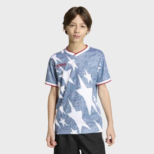 Adidas USA Youth Denim Graphic Jersey