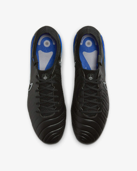 Nike Tiempo Legend 10 Elite FG - BLACK/CHROME-HYPER ROYAL