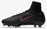 NIKE JR MERCURIAL SUPERFLY V FG - BLACK/PINK