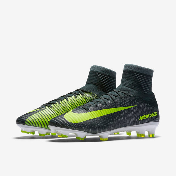 NIKE JR MERCURIAL SUPERFLY V CR7 FG - SEAWEED/VOLT