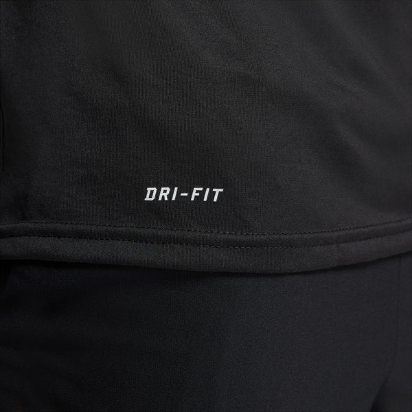 Nike Mens Legend Long Sleeve Training Crew Top - BLACK