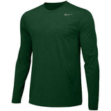 Nike Mens Legend Long Sleeve Training Crew Top - GREEN