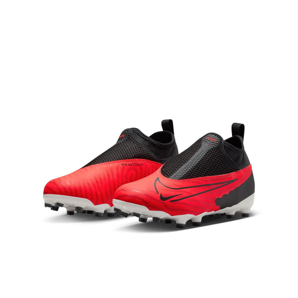 Nike Jr. Phantom GX Academy Dynamic Fit FG/MG - BRIGHT CRIMSON/BLACK-WHITE