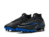 Nike Zoom Mercurial Superfly 9 Elite AG-PRO - BLACK/CHROME-HYPER ROYAL