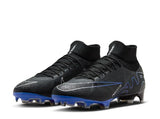 Nike Zoom Mercurial Superfly 9 Pro FG - BLACK/CHROME-HYPER ROYAL