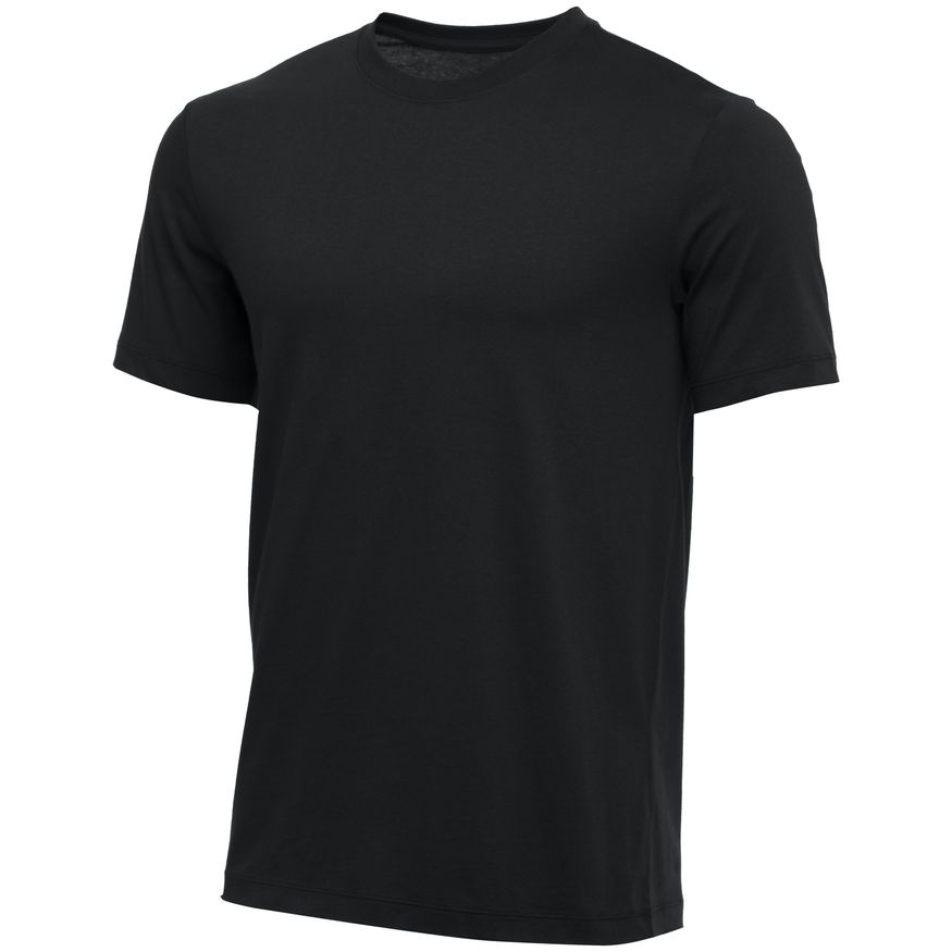 Plain black nike t shirt hotsell