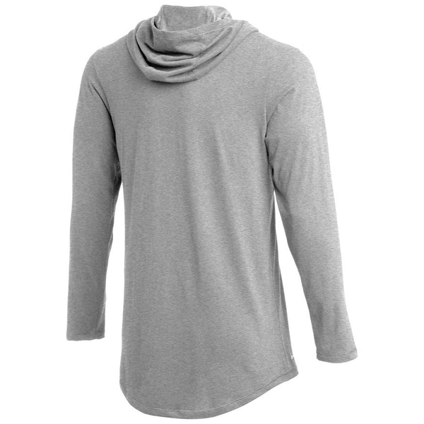 Nike Mens Hooded Long Sleeve T-Shirt - GREY