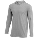 Nike Mens Hooded Long Sleeve T-Shirt - GREY