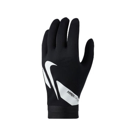 Nike HyperWarm Academy Soccer Gloves - Black/White