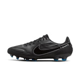 Nike Tiempo Legend 9 Elite FG - BLACK/DK SMOKE GREY