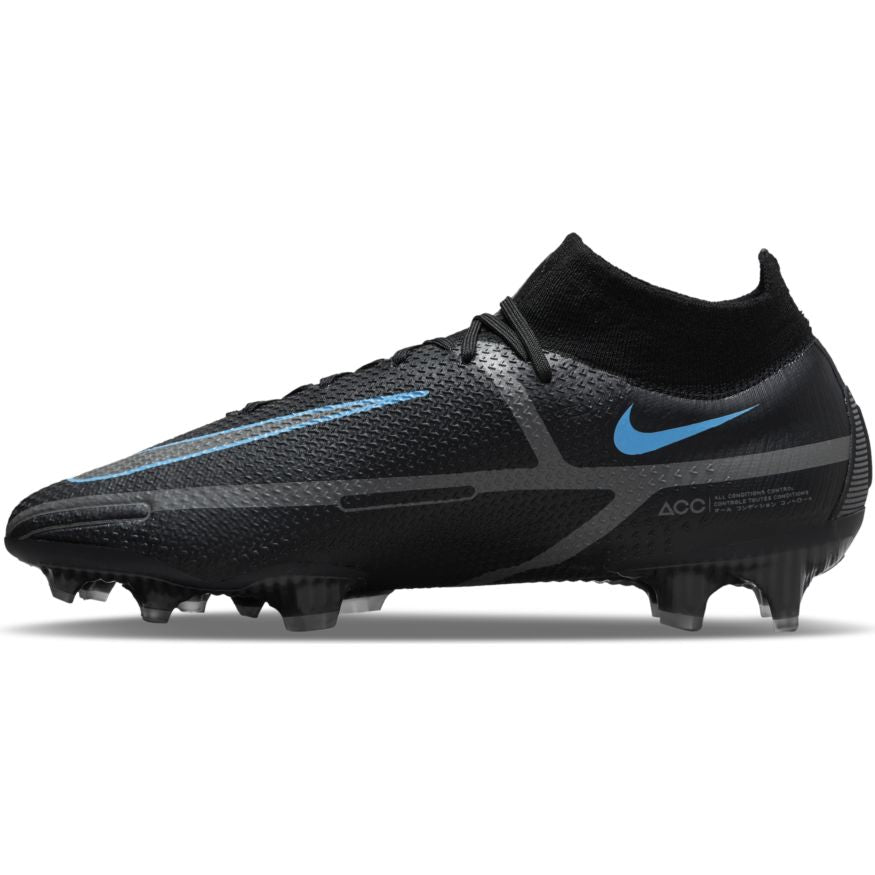 Nike GT2 DF FG Black/Black-Iron Grey | East Coast Soccer