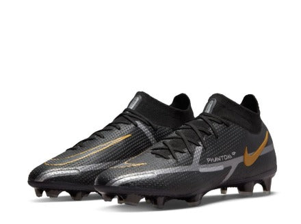 Nike Phantom GT2 Dynamic Fit Elite FG - BLACK/SILVER/GOLD