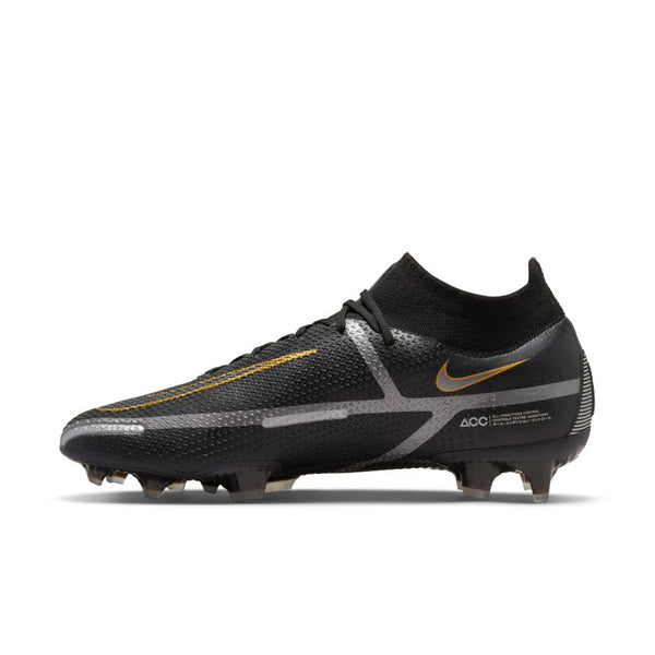 Nike Phantom GT2 Dynamic Fit Elite FG - BLACK/SILVER/GOLD