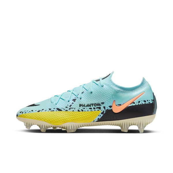 Nike Phantom GT2 Elite FG - GLACIER ICE/BLACK-YELLOW STRIKE