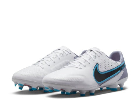 Nike Tiempo Legend 9 Pro FG - WHITE/BLACK-BALTIC BLUE-PINK BLAST