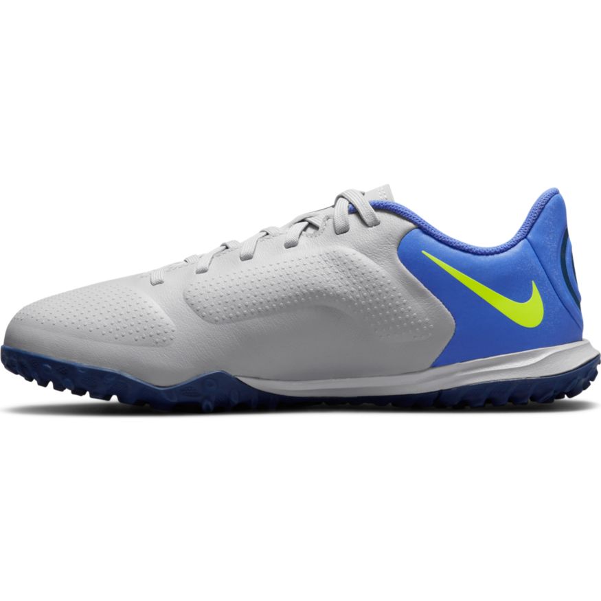Nike Jr. Tiempo Legend 9 Academy TF - GREY FOG/VOLT-SAPPHIRE