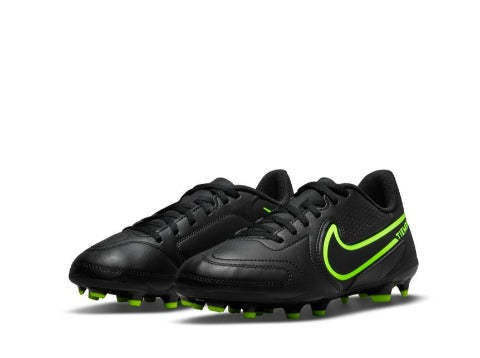 Nike Jr. Tiempo Legend 9 Club MG - BLACK/VOLT